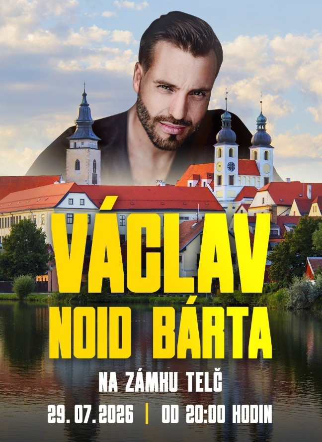 Václav Noid Bárta na zámku Telč